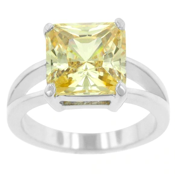 5 Carat Jonquil Gypsy Ring - Picture 2 of 5